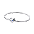 Celestial Star Heart Snake Chain Bracelet