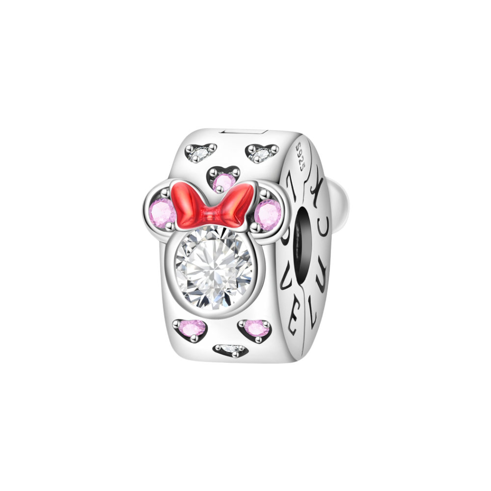Disney Minnie Mouse Sparkling Bow Clip Charm