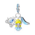 Disney Cinderella Magical Transformation Triple Dangle Charm