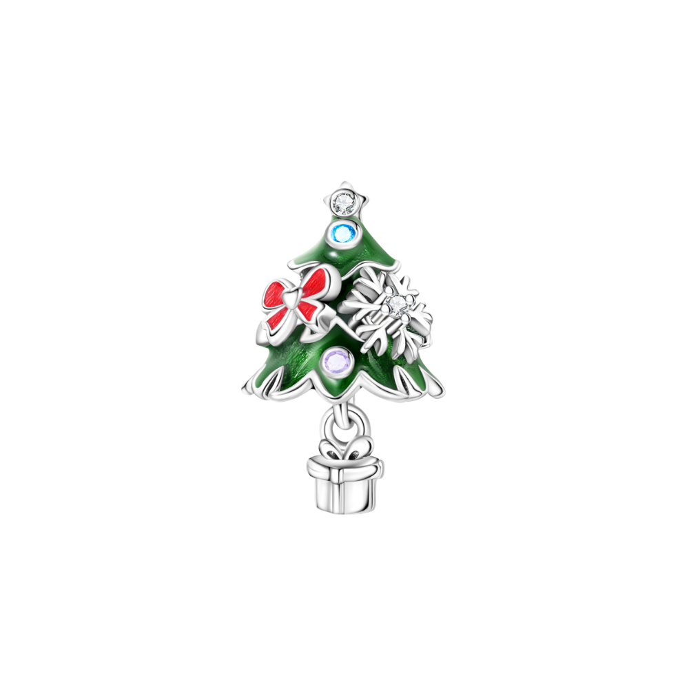 Christmas Tree And Present Charm