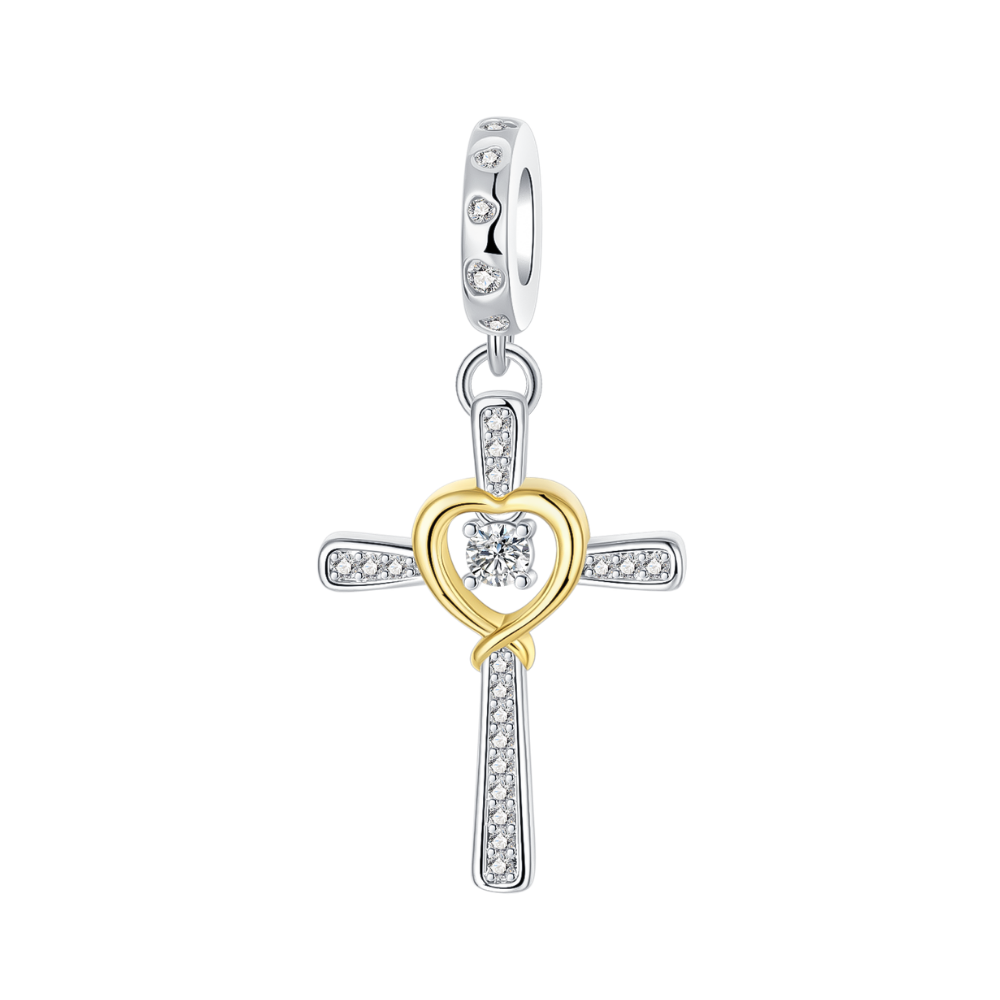 Eternal Love Cross Dangle Charm