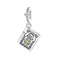 Holy Bible Faith Cross Dangle Charm
