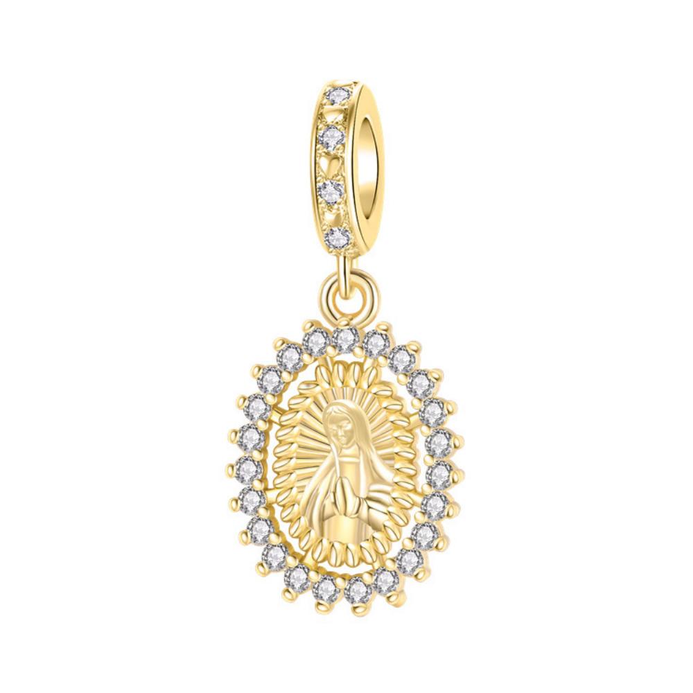 Our Lady Of Guadalupe Mary Dangle Charm