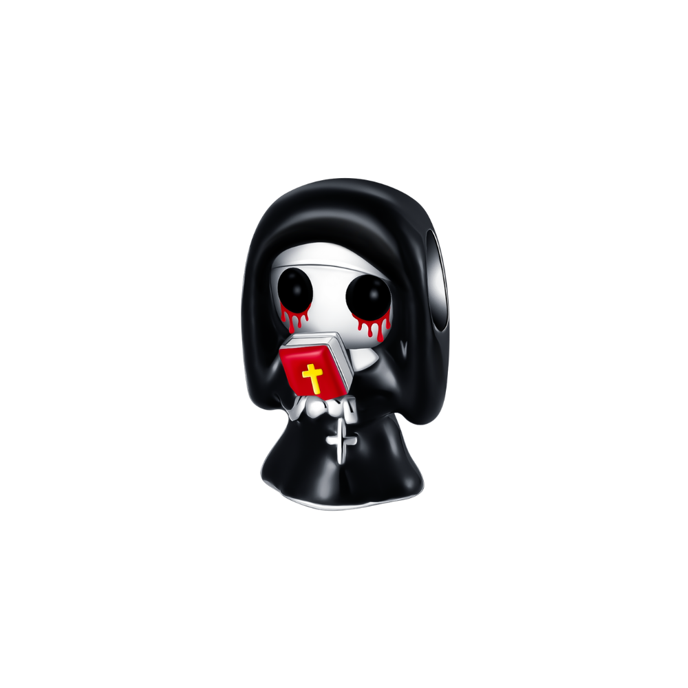 Haunted Nun Horror Charm