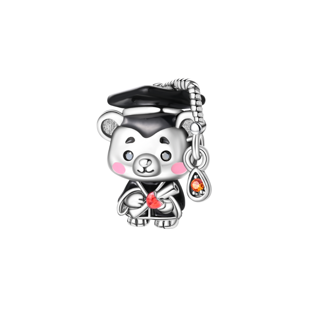 Graduation Proud Teddy Bear Charm