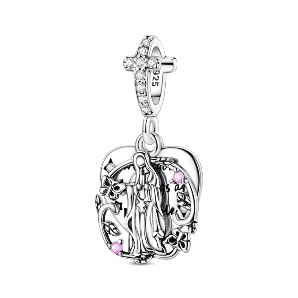 Virgin Mary Garden Dangle Charm