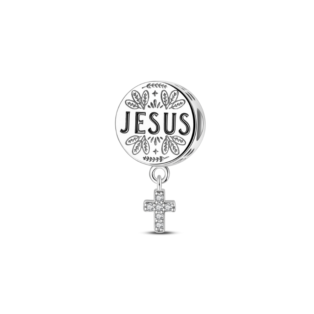 Jesus Faith And Cross Charm