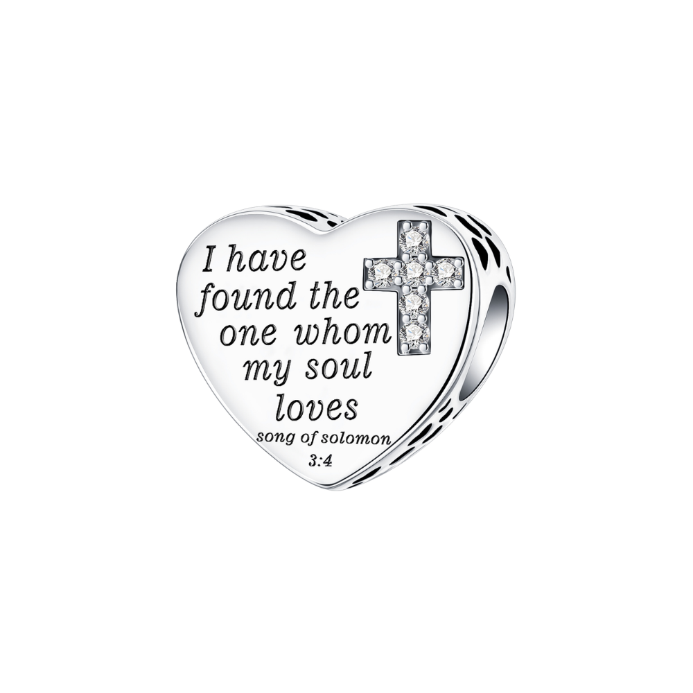 Song Of Solomon 3:4 Soulmate Heart Charm